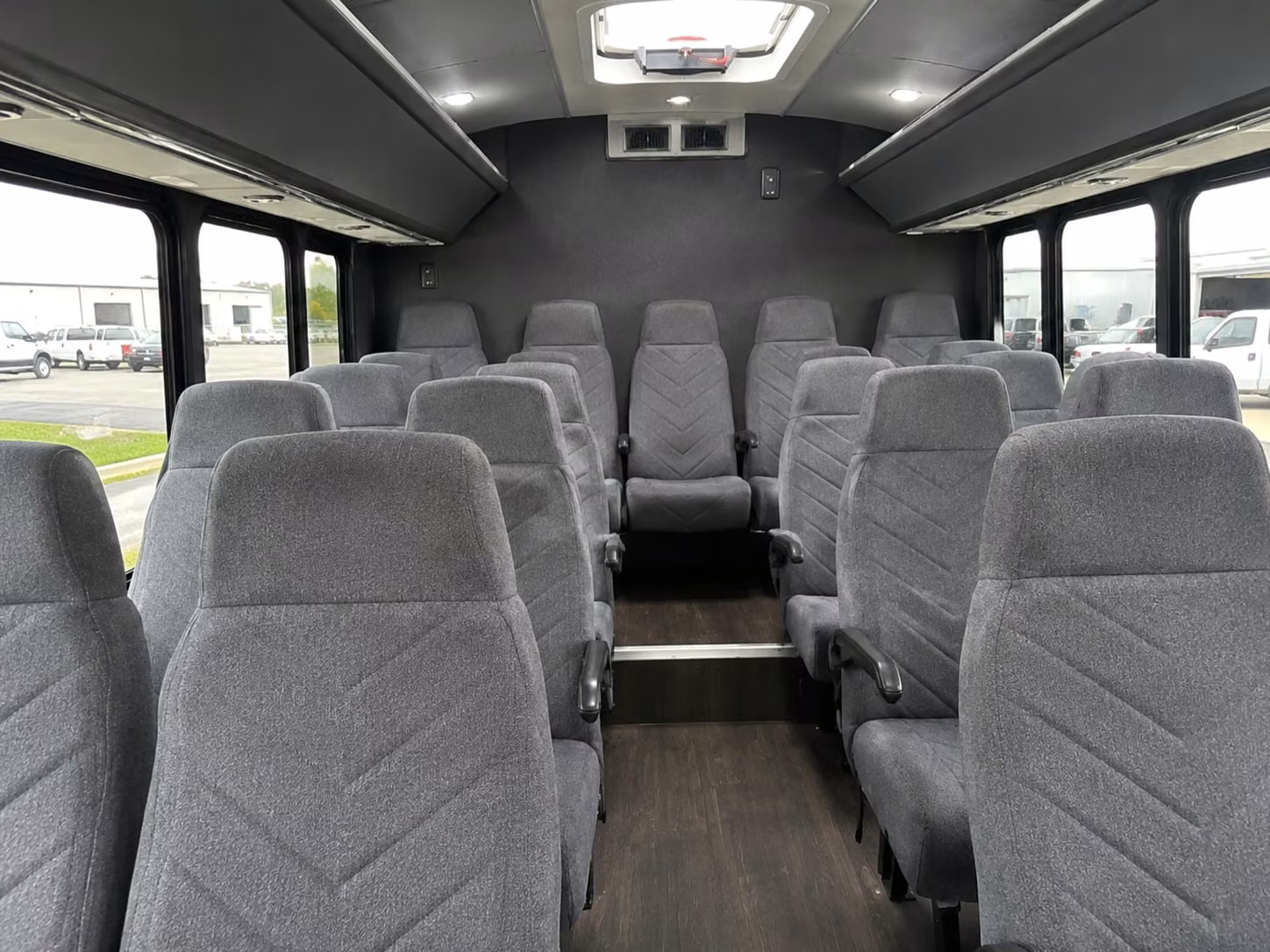 15 passenger minibus interior