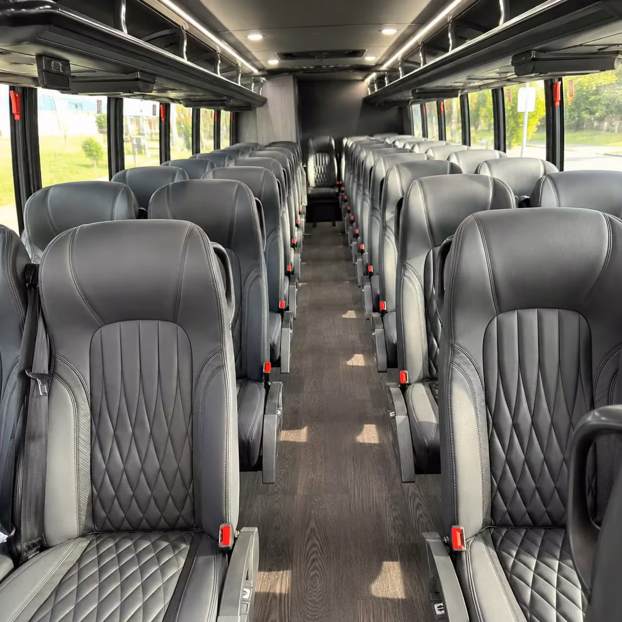 35 passenger minibus interior
