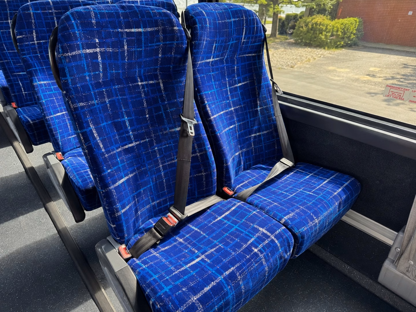 santa monica charter bus interior